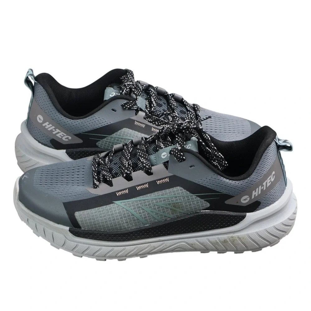 Mens Hi-Tec Shoes Size 10.5 Gray Microchip Athletic Running Hiking 1930429